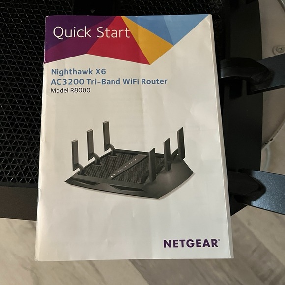 NETGEAR Nighthawk X6 AC3200 Tri-Band Wi-Fi‎ Router R8000 - Picture 6 of 13